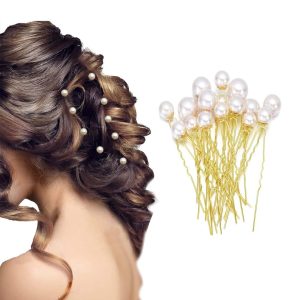 TEMPERIA (12pcs) Pearl U Pins Hair Accessories
